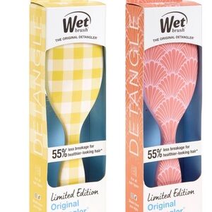 Wet Brush Original Detangler - Yellow and Pink